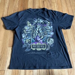 Adult M Beetlejuice Blacklight T-Shirt HHN Halloween Horror Nights Universal