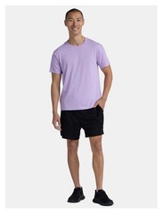 ATHLETIC WORKS Men’s M (38-40) Tri-Blend Tee Short Sleeve • Lovely Purple