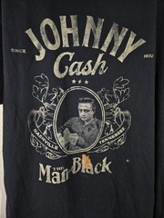 Johnny Cash T-Shirt Mens Size XL The Man In Black Nashville Rock Country Tee