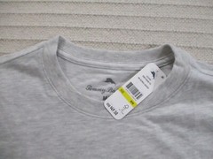 Tommy Bahama Men Beer Shirt Medium Gray Football Thirst Round Draft Crew Tee New