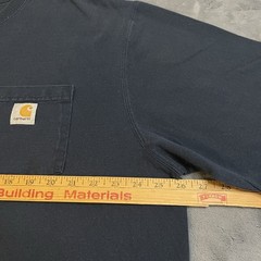 Men’s Carhartt Pocket T-Shirt Size XL Tall Navy Blue Original Fit Workwear Dad