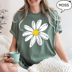 Daisy T-Shirt, Daisy Flower Shirt, Summer Shirt, Floral Shirt, Gift For Woman, D