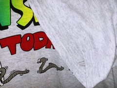 I’ll Do It Tomorrow I’m Going Fishing Today Fun Vintage Vtg 80’s 90’s XL T-Shirt