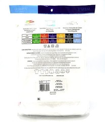 5 White Small S 34-36 Inch V-Neck T-Shirts Fruit Of The Loom C/P 86-91 CM