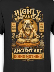 Zen Nap Master Bulldog T-Shirt | Unisex