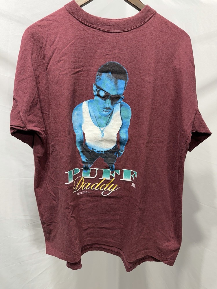 VINTAGE 1997 Puff Daddy No Way Out Rap Tee Uncirculated Artimonde 24×27 XL