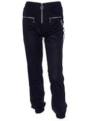 Women Gothic Pants Dark Gothic Trousers Baggy High Waist Hip-Hop Harajuku Wid…