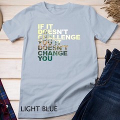 Challenge Yourself Motivational Quote Exercise Fitness Gym Unisex T-shirt