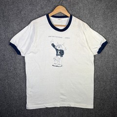 Vintage Kentucky Wildcats Shirt Mens XL White 80s Ringer Beer Parody University