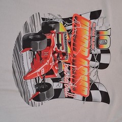 Under Armour Hoops Finish Line Racing Basketball Shirt Men’s Large White Graphic