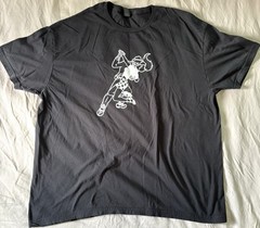 Ska Rocksteady Reggae 2-Tone Double XX Large Black Cotton Dancers T-Shirt