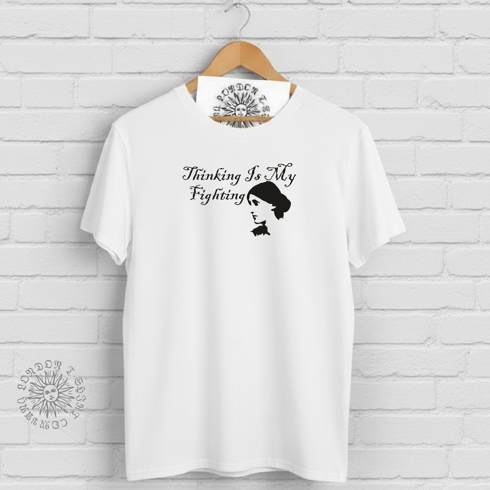 Virginia Woolf T-Shirt – Literature Quote Gift Top, Various Colours