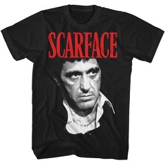 Scarface Movie 90s Basic Black Graphic Unisex T shirt Short Sleeve tee NH23111