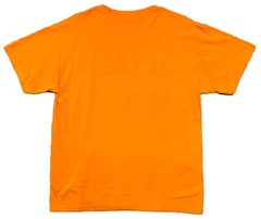 Texas Est. 1845 Statehood T-shirt Size Large Orange 50/50 Cotton/Polyester