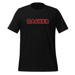 Brand New Dasher Top Dasher Unisex Tee T-shirt Delivery Driver DoorDash