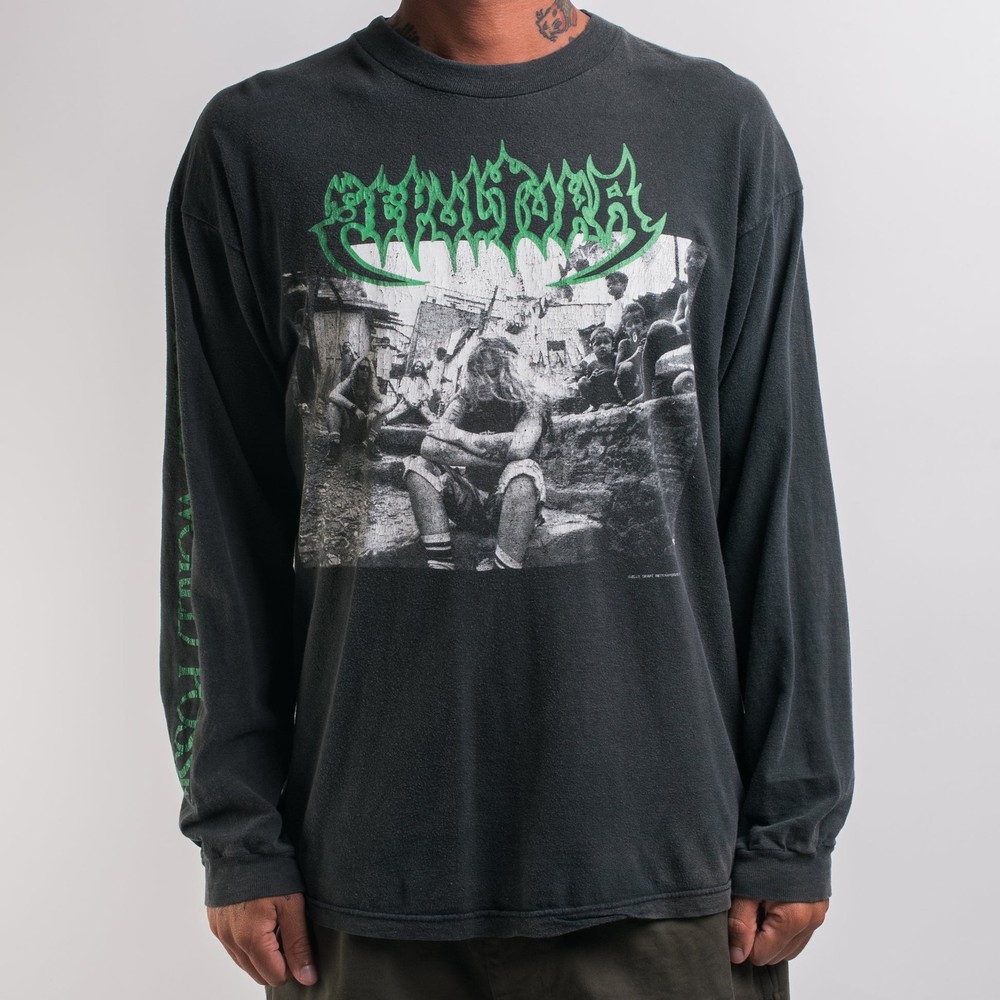 Vintage 1992 Sepultura Band “Third World Posse” Long Sleeve Reprint T-shirt