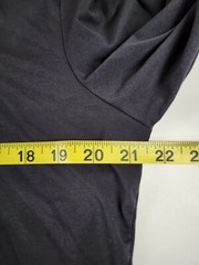 X Cuts Curve Hem Men’s Longsleeve Henley Shirt Size XXL Black Pyca Pro
