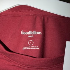 Goodfellow & Co. Maroon Game Day T-shirt Size L Cotton Modal Spandex NWT