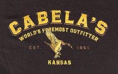 Cabela’s Shirt Mens Y2K large purple 100% cotton duck 2000s Kansas outdoors