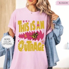 Retro This Is An Outrage Shirt, Dungeon Crawler Carl Tee, Sci Fi Fantasy Book