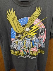 Vintage 1993 Rolling Thunder VI T-Shirt L Memorial Day Weekend Washington DC USA