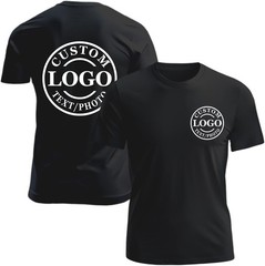 Couple Anniversary Gift Custom Name and Date 100% Cotton T-Shirt