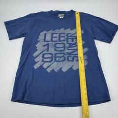 Vintage Lee Sport Tag Blue White Lee 1996 Jeans Tee Shirt