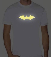 NW MEN’S PRINTED BAT GLOW IN THE DARK FUNNY HIPSTER GRAPHIC COTTON T-SHIRT