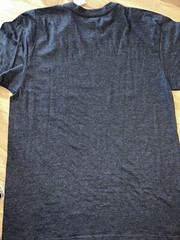 XL CSG Mens T-Shirt 100% Cotton V-Neck Short Sleeve Solid Gray BNWT