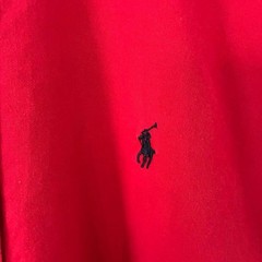 Ralph Lauren BLAKE XL Red Pony Embroidery Button Down Shirt For 14Y+ Japan