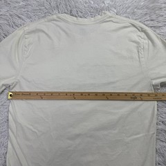 Topo Designs Shirt Mens Large Ivory Graphic Tee Colorado USA 100% Organic Cotton