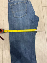 Lucky Brand Mens Straight Leg Jeans 34×30 Medium Blue Denim 35″ Actual Waist