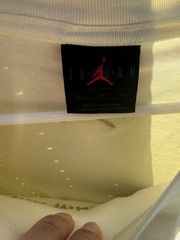 Jordan x A Ma Maniére Beige Men’s XL Graphic Logo Crewneck T-Shirt