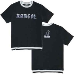 Kangol Game Day Black Heavyweight Crew Neck Black T-Shirt