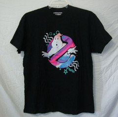 Retro 80s Ghostbusters Movie No Ghosts Classic Logo XL Black NEW Loot Crate