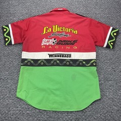 Vintage Drag Racing Shirt Mens Large Darrell Mike Gwynn Dunn Team Mopar Pit USA