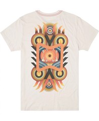 RVCA White Redondo Mask Super Soft Short Sleeve T-Shirt NEW SLIM FIT Large