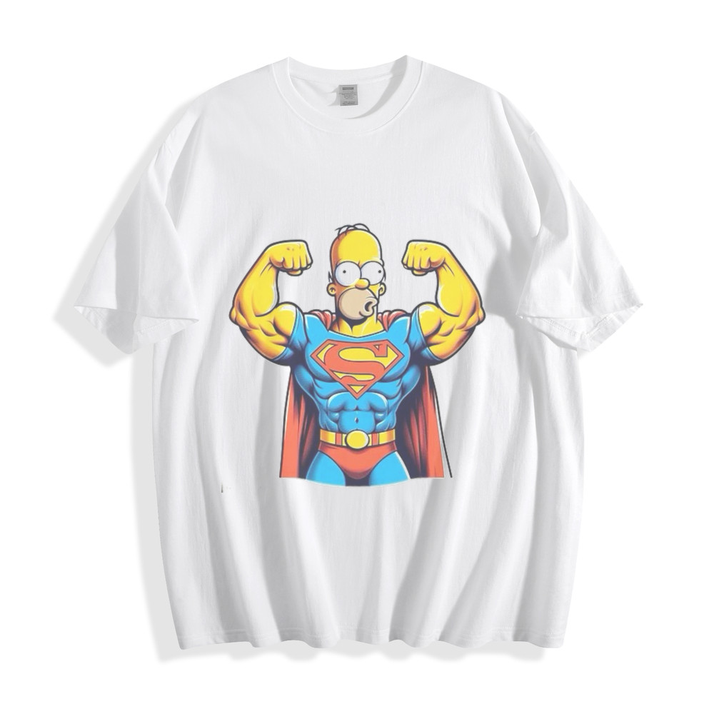 Super Homer Hero T-Shirt – Epic Musclebound Design Unisex Tee