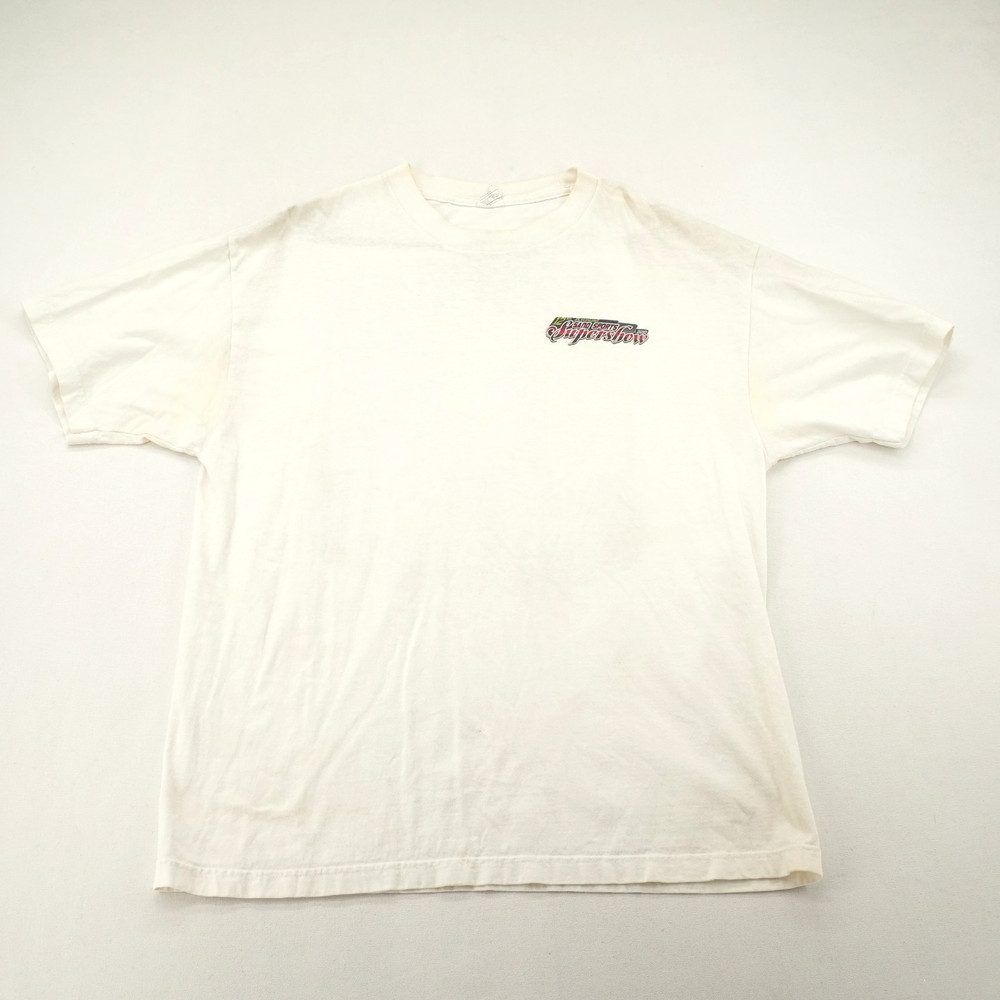Sand Sport Supershow 2010 White Shirt Mens XL Graphic Tee