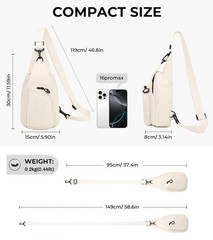 Crossbody Bags for Women, Lightweight Sling Bag for Women with Adjustable Str…