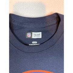 NFL Team Apparel Chicago Bears Mens Navy Blue Graphic T-Shirt Size M Football