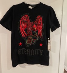 ETERNITY BC /AD Embellished Eagle Print T-Shirt