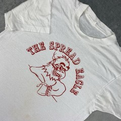 Vtg Spread Eagle Shirt Mens M 80s 90s Gay Bar Pride Paper Thin Single Stitch Tee