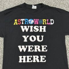 Travis Scott Astroworld Wish You Were Here 2019 Tour T-Shirt Mens Medium Black