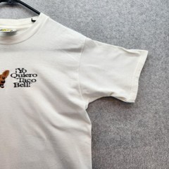 Vintage Taco Bell Shirt Mens XL White Yo Quiero Chihuahua Dog Promo 90s RARE