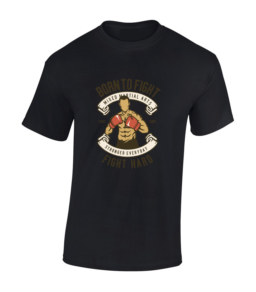 Born To Fight Mma Cool Martial Arts Boxing Cool Sport Unisex T-Shirt
