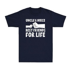 Uncle and Niece Best Friends For Life Awesome Cool Family Gift Men’s T-Shirt