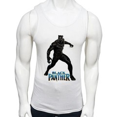 NWT BLACK PANTHER SUPERHERO MOVIE COMICS GRAPHIC MEN’S TANK TOP