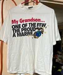 Soffe Soffe’s Choice US Marine Corps Graphic Tee White Men’s L Crew Neck (F)