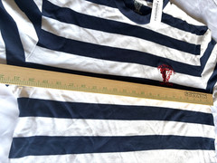VTG Venetian Casino Hotel Las Vegas USA Made XXL Navy White Striped Tee T Shirt